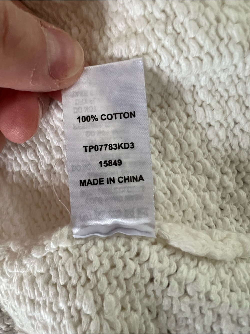 NWT MESHKI Mackie Boucle Longline Vest, White, Medium - Picture 5 of 7